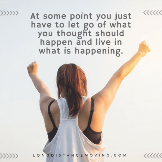 live in what is happening - quote